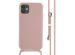 iMoshion ﻿Coque en silicone avec cordon iPhone 11 - Sand Pink