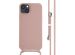 iMoshion ﻿Coque en silicone avec cordon iPhone 14 Plus - Sand Pink