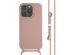 iMoshion ﻿Coque en silicone avec cordon iPhone 14 Pro - Sand Pink