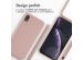 iMoshion ﻿Coque en silicone avec cordon iPhone Xr - Sand Pink