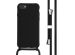iMoshion ﻿Coque en silicone avec cordon iPhone SE (2022 / 2020) / 8 / 7 - Noir