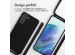 iMoshion ﻿Coque en silicone avec cordon Samsung Galaxy S21 FE - Noir