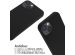 iMoshion ﻿Coque en silicone avec cordon iPhone 13 - Noir