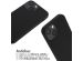 iMoshion ﻿Coque en silicone avec cordon iPhone 13 Mini - Noir