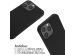 iMoshion ﻿Coque en silicone avec cordon iPhone 13 Pro Max - Noir