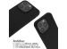iMoshion ﻿Coque en silicone avec cordon iPhone 14 Pro - Noir