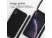 iMoshion ﻿Coque en silicone avec cordon iPhone Xr - Noir