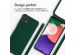 iMoshion ﻿Coque en silicone avec cordon Samsung Galaxy A22 (5G) - Vert foncé