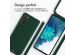 iMoshion ﻿Coque en silicone avec cordon Samsung Galaxy S20 FE - Vert foncé