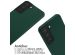iMoshion ﻿Coque en silicone avec cordon Samsung Galaxy S22 - Vert foncé