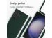iMoshion ﻿Coque en silicone avec cordon Samsung Galaxy S23 Ultra - Vert foncé