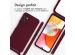 iMoshion ﻿Coque en silicone avec cordon Samsung Galaxy A14 (5G/4G) - Rouge foncé