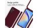 iMoshion ﻿Coque en silicone avec cordon Samsung Galaxy A34 (5G) - Rouge foncé