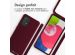 iMoshion ﻿Coque en silicone avec cordon Samsung Galaxy A52(s) (5G/4G) - Rouge foncé