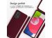 iMoshion ﻿Coque en silicone avec cordon Samsung Galaxy A53 - Rouge foncé