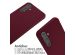 iMoshion ﻿Coque en silicone avec cordon Samsung Galaxy A54 (5G) - Rouge foncé