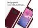 iMoshion ﻿Coque en silicone avec cordon Samsung Galaxy S10 - Rouge foncé