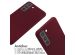 iMoshion ﻿Coque en silicone avec cordon Samsung Galaxy S21 FE - Rouge foncé