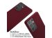 iMoshion ﻿Coque en silicone avec cordon Samsung Galaxy S21 Ultra - Rouge foncé