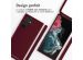 iMoshion ﻿Coque en silicone avec cordon Samsung Galaxy S22 Ultra - Rouge foncé