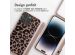 iMoshion Coque design en silicone avec cordon iPhone 14 Pro Max - Animal Pink