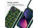 iMoshion Coque design en silicone avec cordon iPhone 13 Mini - Avocado Green