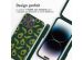 iMoshion Coque design en silicone avec cordon iPhone 14 Pro - Avocado Green