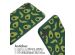 iMoshion Coque design en silicone avec cordon iPhone Xr - Avocado Green