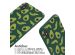 iMoshion Coque design en silicone avec cordon iPhone X / Xs - Avocado Green