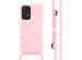 iMoshion Coque design en silicone avec cordon Samsung Galaxy A33 - Retro Pink