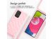 iMoshion Coque design en silicone avec cordon Samsung Galaxy A52(s) (5G/4G) - Retro Pink