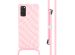 iMoshion Coque design en silicone avec cordon Samsung Galaxy S10 - Retro Pink