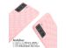 iMoshion Coque design en silicone avec cordon Samsung Galaxy S21 - Retro Pink