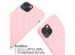 iMoshion Coque design en silicone avec cordon iPhone 13 - Retro Pink