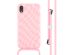 iMoshion Coque design en silicone avec cordon iPhone Xr - Retro Pink