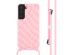 iMoshion Coque design en silicone avec cordon Samsung Galaxy S22 - Retro Pink