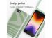 iMoshion Coque design en silicone avec cordon iPhone SE (2022 / 2020) / 8 / 7 - Retro Green