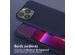 Selencia Coque silicone avec cordon amovible iPhone 13 Pro - Bleu foncé
