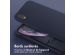 Selencia Coque silicone avec cordon amovible iPhone Xr - Bleu foncé