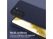 Selencia Coque silicone avec cordon amovible Samsung Galaxy S22 - Bleu foncé