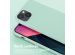 Selencia Coque silicone avec cordon amovible iPhone 13 - Turquoise