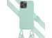 Selencia Coque silicone avec cordon amovible iPhone 13 Pro Max - Turquoise