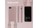 Selencia Coque silicone avec cordon amovible iPhone SE (2022 / 2020) / 8 / 7 - Sand Pink