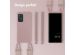 Selencia Coque silicone avec cordon amovible Samsung Galaxy A52(s) (5G/4G) - Sand Pink