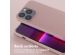 Selencia Coque silicone avec cordon amovible iPhone 13 Pro - Sand Pink