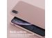 Selencia Coque silicone avec cordon amovible iPhone Xr - Sand Pink