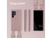 Selencia Coque silicone avec cordon amovible Samsung Galaxy S23 Ultra - Sand Pink