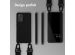 Selencia Coque silicone avec cordon amovible Samsung Galaxy A52(s) (5G/4G) - Noir