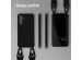 Selencia Coque silicone avec cordon amovible Samsung Galaxy A54 (5G) - Noir