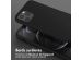 Selencia Coque silicone avec cordon amovible iPhone 12 (Pro) - Noir